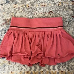 Pink mini skirt